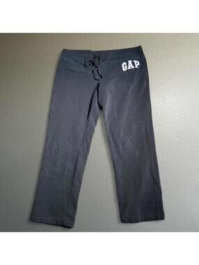 GAP Wide Leg Flare Y2K Grey and Black Sweatpants